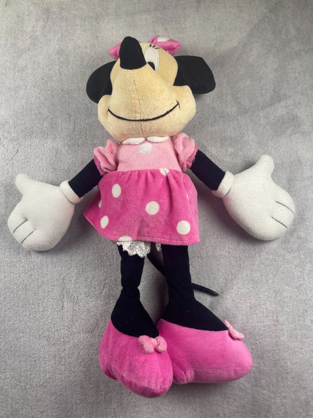 Minnie Mouse Plush – Pink Polka Dot Dress